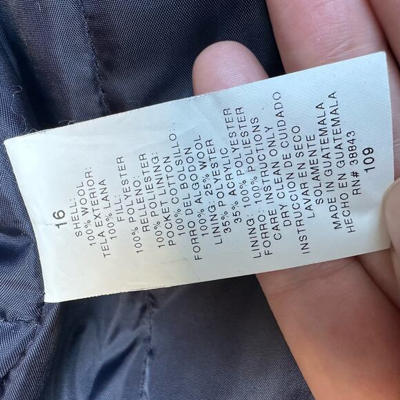 S. Rothschild Women’s Wool Toggle Coat - Size 16 - Charcoal Gray - Picture 9 of 9